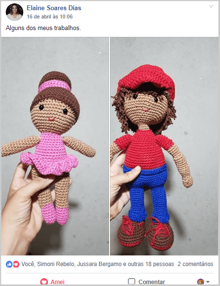 Amigurumi  bailarina